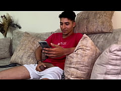  - Young girl finds dirty pictures on her hot stepsister's cell phone and convinces her to fuck her