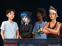  - Summertime Saga Cap 70 - mi profesora MILF hace twerk para mi con su enorme culo