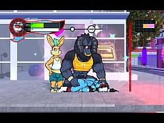  - Oh So Hero [Gay Hentai game PornPlay] Ep.12 Public street threesome with huge bareback cum overload