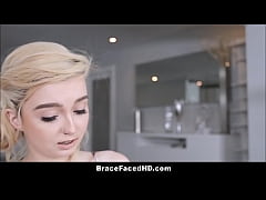  - Cute Blonde Teen With Braces Fucked