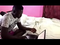  - Kingtblak having sex with ladygold masked. Very old video