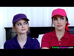  - FamilyOrgasm - Competitive Men Burns Out their Stepdaughters