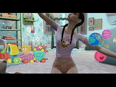  - Estoy a cargo de mi pequeña sobrina quien se aburre de sus juguetes y quiere jugar con mi verga dura y que le haga caballito