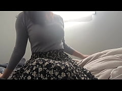  - 男の人の視線を集めるぴちぴちニット着て朝からむらむら解消する変態巨乳女子