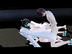  - Yaoi Femboy - Kano hardsex in a threesome - Sissy crossdress Japanese Asian Manga Anime Film  Game Porn Gay