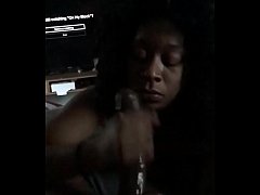  - Caramel kush drowning the dick (cumshot)