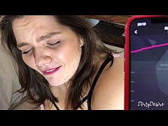  - Fucking her tight Ass while her pussy is stimulated with a lovense lush - anal creampie | Splitscreen | Painal with cumshot in her tight ass