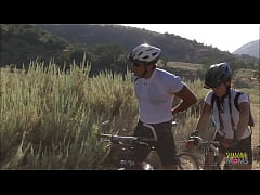  - Camping in the forest is arousing and this couple enjoys sex by the fire