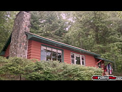  - Bisexual teens sharing a huge cock in the summer camp