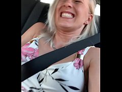  - OMG! Secretly fingered to orgasm in the taxi.