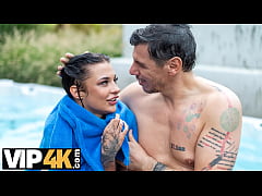  - VIP4K. Brunette teen Chloe Heart was rescued by StepDaddy and fucked in different positions