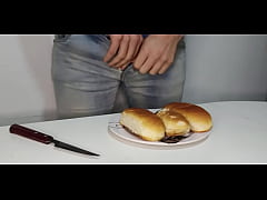  - Food porn #3 - Hot - Smearing my dick in toppings