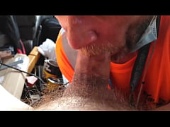  - construction worker in his truck