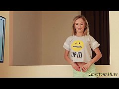  - skinny flexible teen masturbation