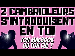 2 Cambrioleurs vont te prendre en double pénétration. [ Audio Porno Gay Français ]