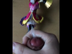  - cum shot on figure.MOV
