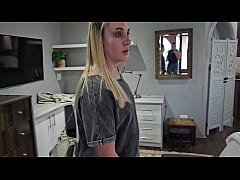  - Stepmom Catches Stepson Watching her in Motel Room &ndash; Fucks Him to Anal Creampie