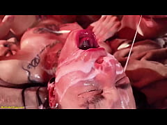  - skinny teen hates cum but needs the dicks