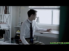  - Gayruptive.com - Welcome to the real sin city! Religious and christian twink Trevor Harris learns all about hardcore gay sex from Pierce Paris!