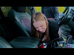  - Car Slut Sucks & Gets Fucked After Catching a Public Jerk - POV