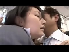  - Japanese babe m. in train