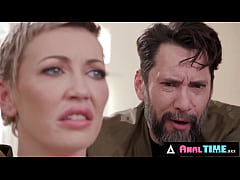  - ANALTIME.XXX - Cuckold Man Fucks Her Friend's Girlfriend's Ass Like He Did To His Wife