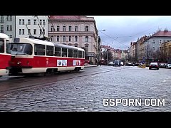  - Anal porn in a public pub with the blonde Lena Cova