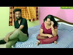  - Indian Hot xxx bhabhi having sex with small penis boy! She is not happy!