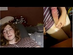 - horny teen trap cums & stays hard