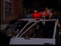  - Sexy cop slut with dirty feet moans & groans while being cocked by a hard fucker