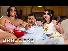  - BRAZZERS - Ashlyn Peaks & Chloe Surreal Invite Their Crush For A Movie Night But Soon Turns To A Steamy Threesome