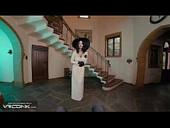  - VR Conk: Busty Brunette Lady Dimitrescu Fucks And Masturbates In Resident Evil Village Cosplay Parody pt.3