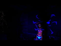  - Happy Halloween - fluorescient Body painting