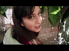  - Romanian babe gets huge dick in the ass in public