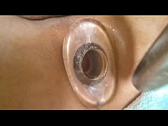  - close up tunnel anal and vibrator