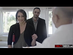  - Beautiful petite teen Avi Love met dominant stranger and became his submissive slut