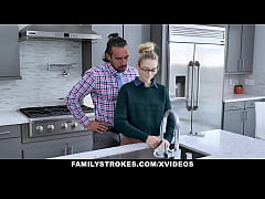  - Blonde Babe Lily Larimar Gets Fucked By Stepfather For Dirty Talking