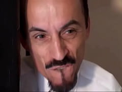  - Depraved slut with tattoos takes a guy's hard cock in her anal hole and the second fucks her in her wet pussy