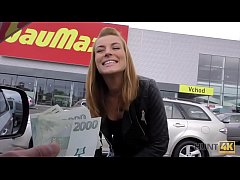 - HUNT4K. Beauty fucked hard in car while BF received stack of cash