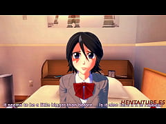  - Bleach Hentai Hard - Rukia Suck Ichigo Dick and he cum 3 times in her mouth