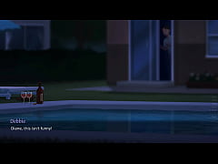  - Summertime Saga - Sexy Milf gets fingered by her hot best friend in the pool