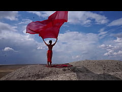  - On Top of Hill with Red Flag