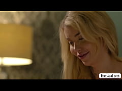  - Blonde shemale Gracie Jane analed by her lover