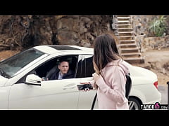  - Teen tourist Athena Faris in an Airbnb in Germany with a much older guy