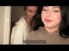  - Blowjob to a stranger after a walk with cum in throat