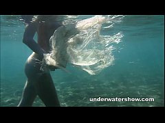  - Russian babe Nastya enjoys Tenerife sea very much