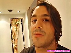  - Behind the scene with 4 hot shemales