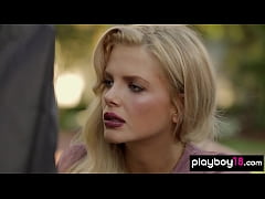  - Big boobed blondie Stephanie Branton reveals her hot all natural body