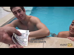  - HUNT4K. Cuck for cash permits rich hunter to have quckie with his gal