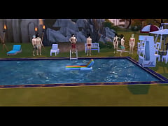  - Dragon Ball Porn Epi 45 Milk Madre y Esposa Fiesta en la Piscina Madres Folladas por sus Hijos Intercambio de Madres e Hijos Pervertidos Esposas Perras Infieles Ntr Orgia Folladas por el Culo Hentai